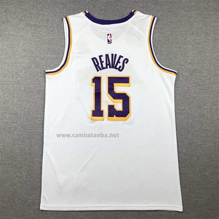 Camiseta Los Angeles Lakers Austin Reaves #15 Association 2022-23 Blanco